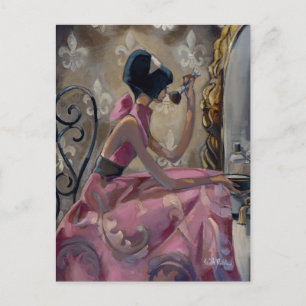 Trish Biddle Powder Pink Vanity Postcard