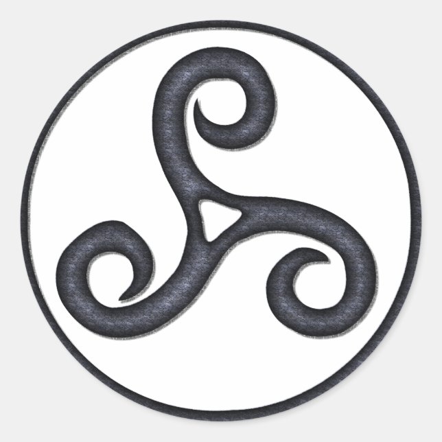 Triskel Classic Round Sticker (Front)