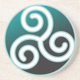 Triskele Celtic Spiral Coaster