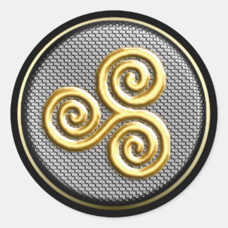 Triskele Classic Round Sticker