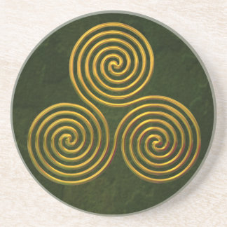 Triskele-gold Coaster