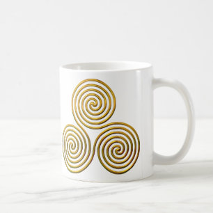 Triskele-gold Coffee Mug