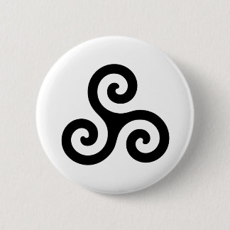 Triskele Symbol 6 Cm Round Badge
