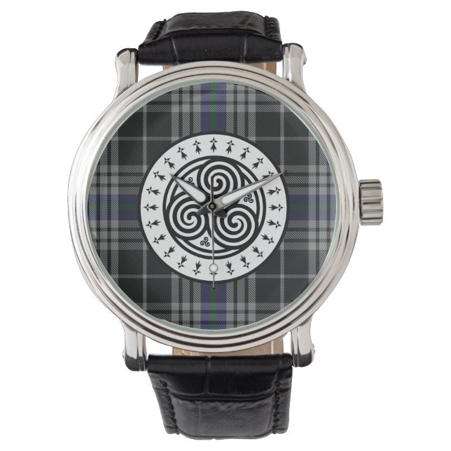 Triskele & Tartan National Breizh Watch (Front)