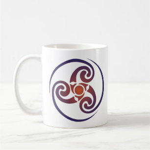 Triskele, Triple Spiral, Triskelion Symbol Celtic Coffee Mug