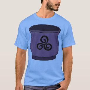 Triskele Triskelion Triple Spiral Cauldron T-Shirt