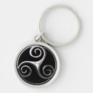 Triskelion Key Ring