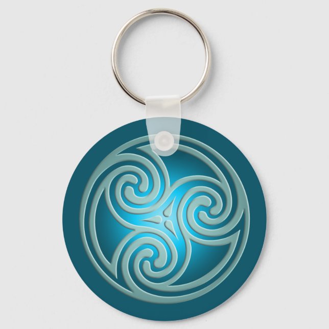 Triskelion Symbol CC0346 Keychain (Front)