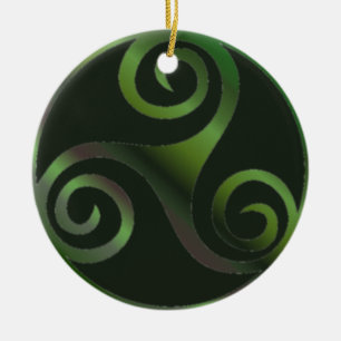 triskell ceramic tree decoration