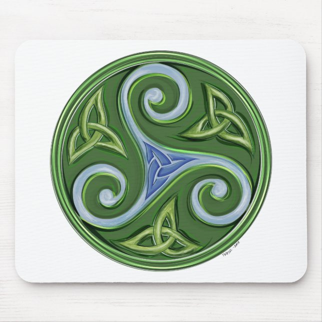 Triskelle Mouse Mat (Front)