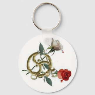 triskellion roses key ring