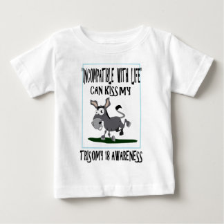 Trisomy 18 Donkey Baby T-Shirt