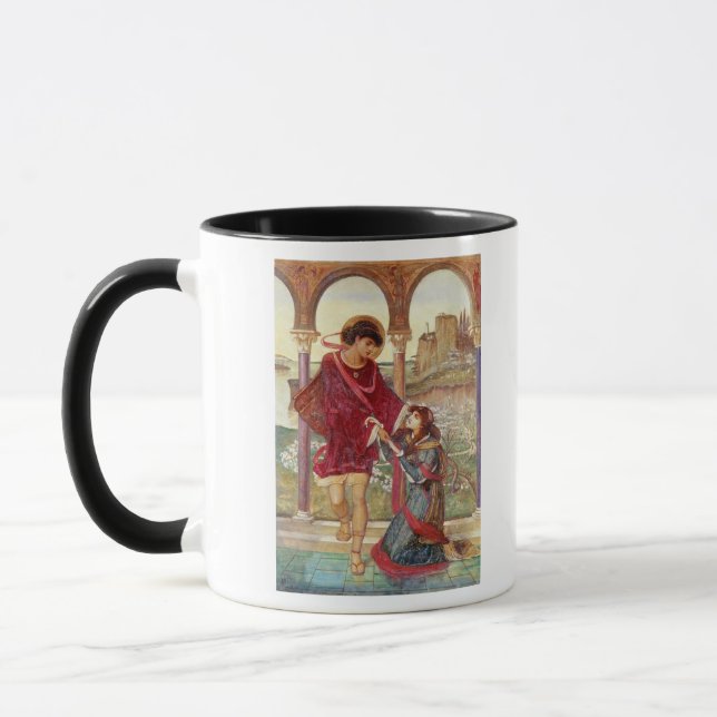 Tristan and Iseult, 1876 Mug (Left)