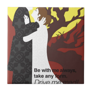 Tristan And Iseult gift with quote Tile