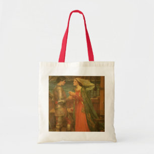 Tristan and Isolde by Waterhouse, Vintage Fine Art Tote Bag