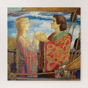 Tristan and Isolde, c. 1912 by John Duncan Jigsaw Puzzle