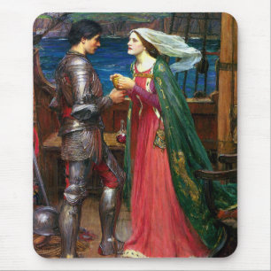 Tristan and Isolde, c. 1916 by John Waterhouse Mouse Mat