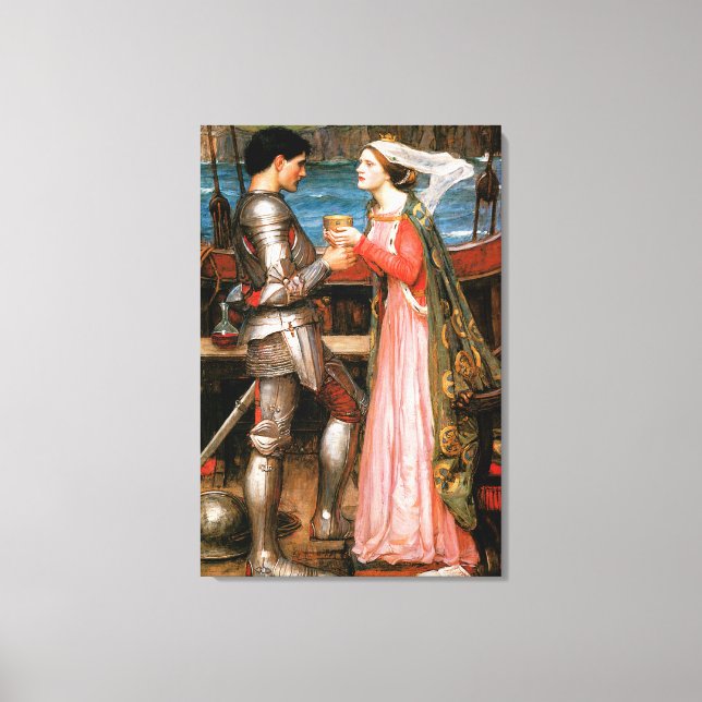Tristan and Isolde Canvas Print (Front)
