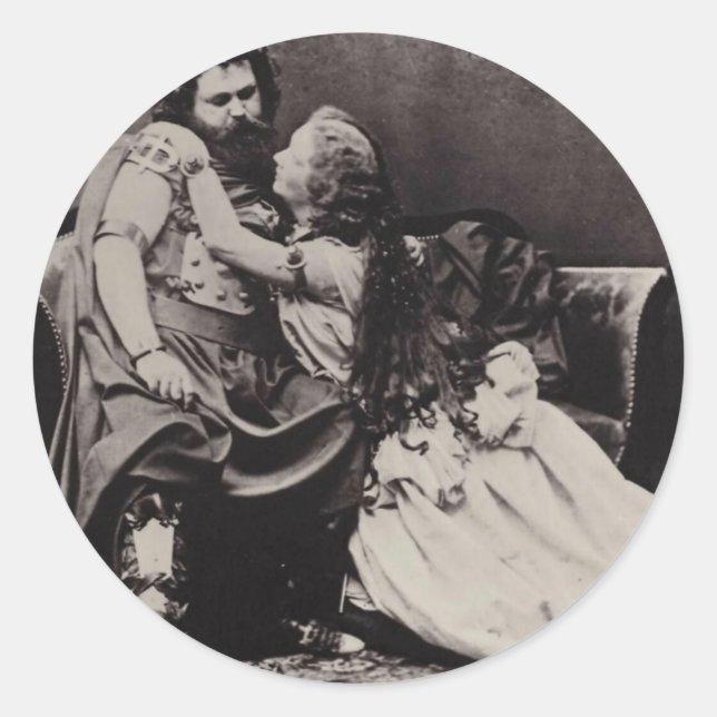 Tristan and Isolde Classic Round Sticker (Front)