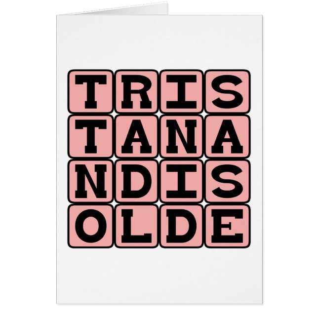 Tristan and Isolde, Mediaeval Romantic Legend (Front)