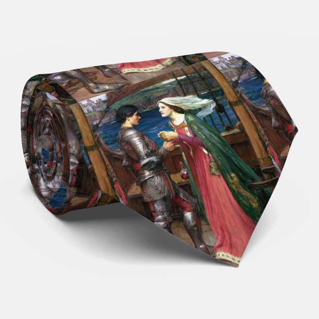 Tristan and Isolde Waterhouse Tie (Rolled)