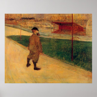 Tristan Bernard by Toulouse-Lautrec Poster