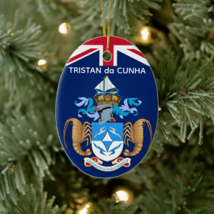 Tristan da Cunha Ceramic Tree Decoration