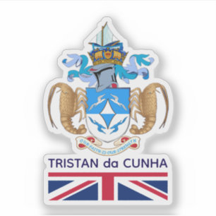 Tristan da Cunha Coat of Arms Sticker