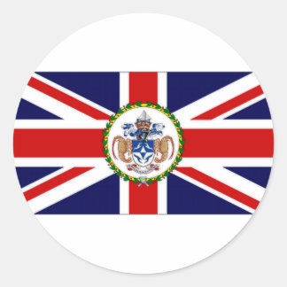Tristan da Cunha Flag alternate Classic Round Sticker