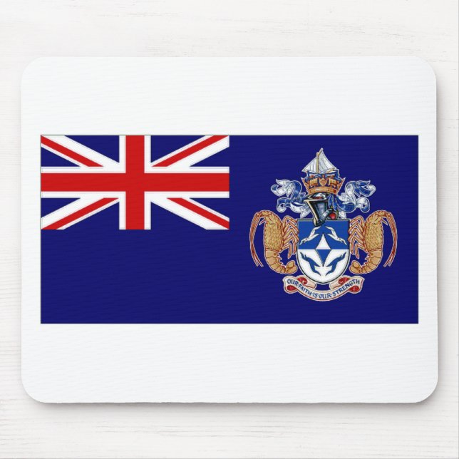 Tristan da Cunha Flag Mouse Mat (Front)
