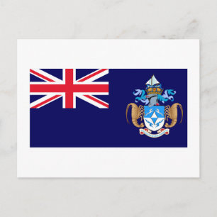 Tristan da Cunha Flag Postcard