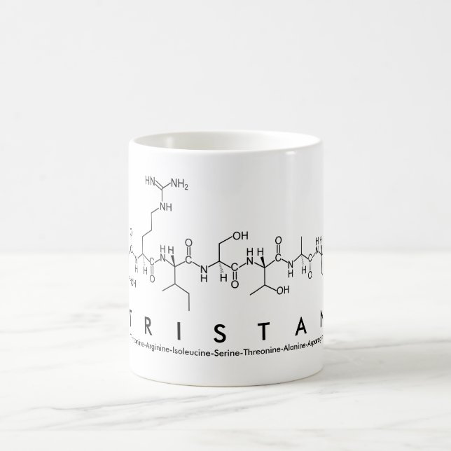 Tristan peptide name mug (Center)