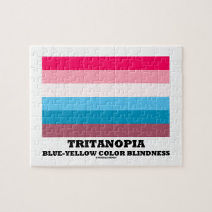 Tritanopia Blue-Yellow Colour Blindness Jigsaw Puzzle