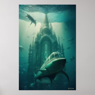 Triton  (With Drawing Board Logo) Poster