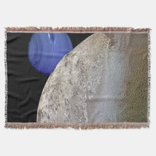 Triton with Neptune Throw Blanket (Front)