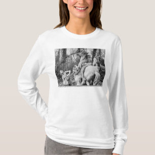 Tritons grooming two horses of the sun T-Shirt