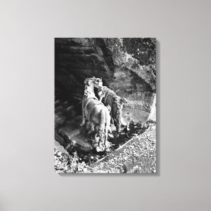 Tritons watering the horses of the sun canvas print