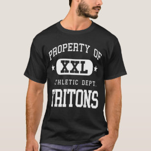 Tritons XXL Athletic School Property T-Shirt