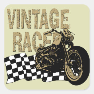 Triumph Bobber Square Sticker