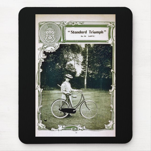 Triumph Cycles 1907 Lady's Standard No. 24 Mouse Mat (Front)