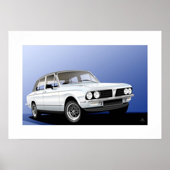 Triumph Dolomite Sprint Poster Illustration (Front)