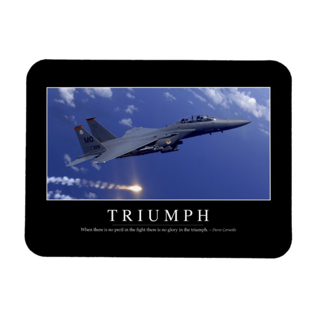Triumph:: Inspirational Quote 1 Magnet (Horizontal)