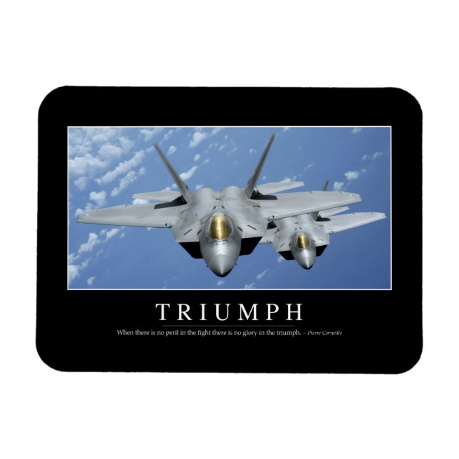 Triumph:: Inspirational Quote 2 Magnet (Horizontal)
