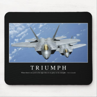 Triumph:: Inspirational Quote 2 Mouse Mat