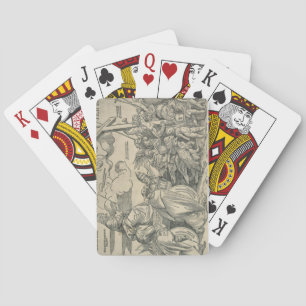 Triumph of Christ (wood engraving) Playing Cards