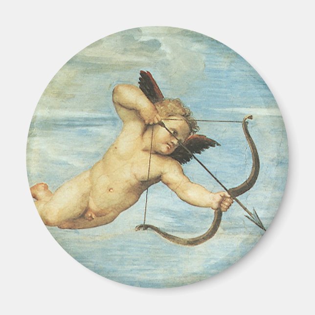 Triumph of Galatea Angels detail by Raphael Sanzio Magnet (Front)