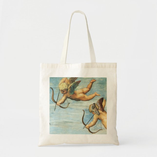 Triumph of Galatea Angels detail by Raphael Sanzio Tote Bag (Front)