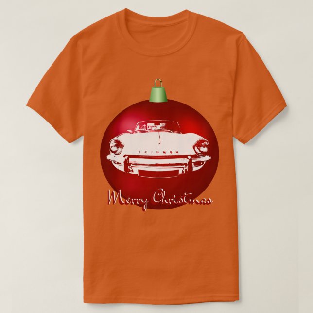Triumph Spitfire Mk3 British classic monoblock Chr T-Shirt (Design Front)