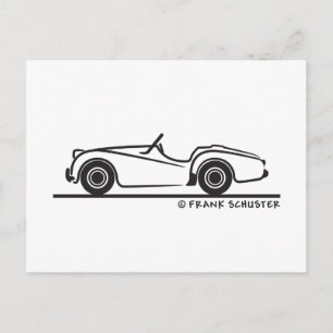 Triumph TR2 Postcard