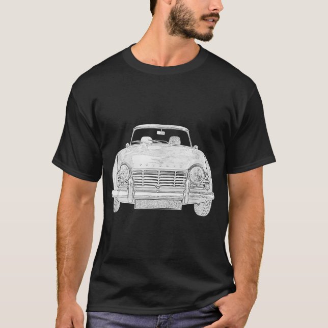 Triumph TR4 classic British sports car T-Shirt (Front)